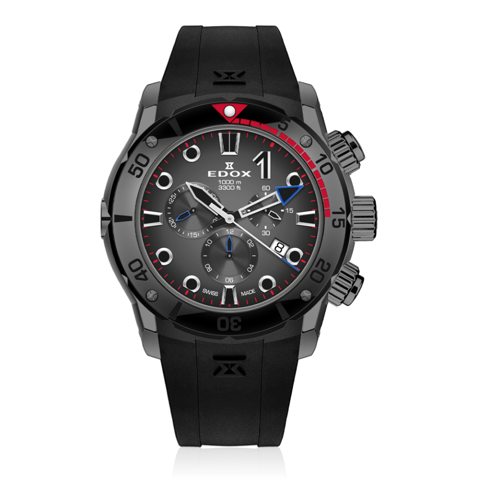 Edox 10242 3 TINGNR GIDNR C0-1 Chrono Quartz